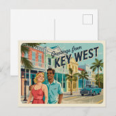 Key West, Florida Briefkaart (Voorkant / Achterkant)