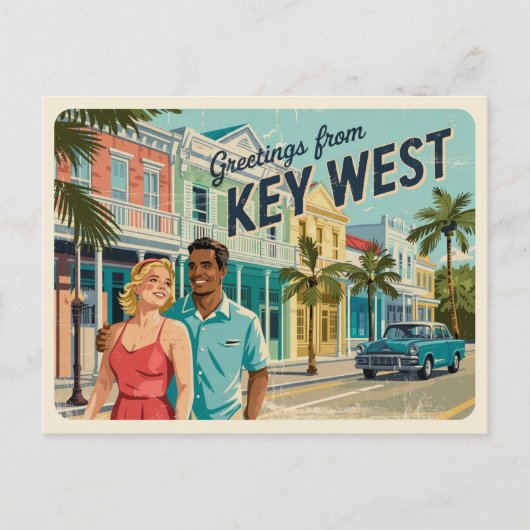 Key West, Florida Briefkaart (Voorkant)