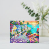 Key West Florida Briefkaart (Staand voorkant)