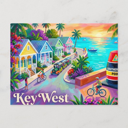 Key West Florida Briefkaart (Voorkant)