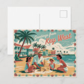 Key West, Florida Briefkaart (Voorkant / Achterkant)