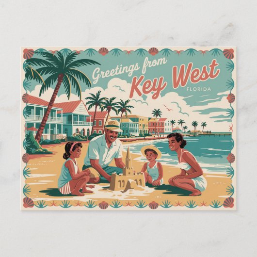 Key West, Florida Briefkaart (Voorkant)