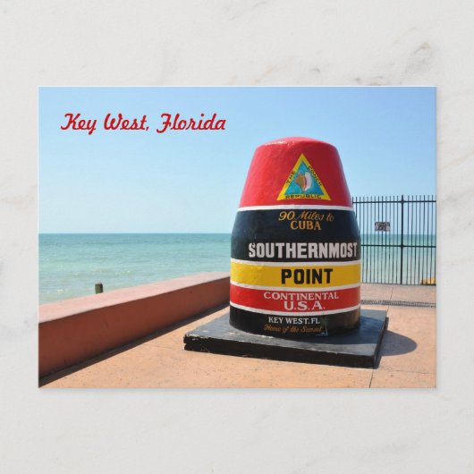 Key West Florida Briefkaart (Voorkant)