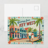 Key West, Florida Briefkaart (Voorkant / Achterkant)
