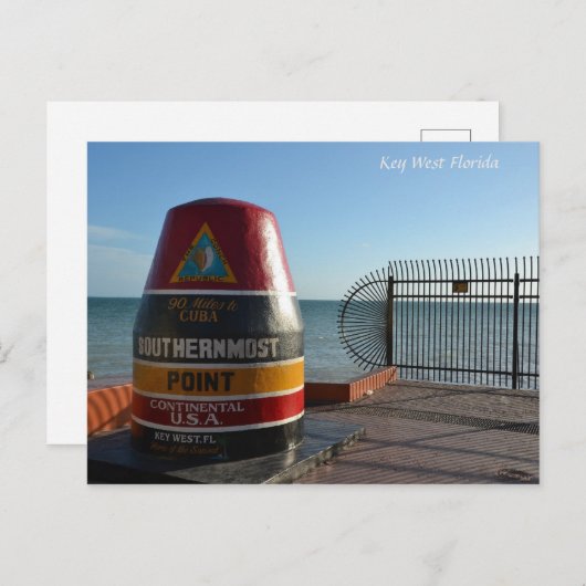 Key West Florida Briefkaart (Voorkant / Achterkant)