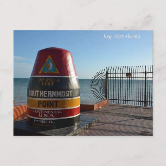 Key West Florida Briefkaart (Voorkant)
