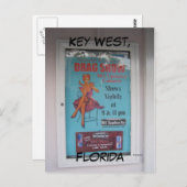 Key West, Florida Briefkaart (Voorkant / Achterkant)