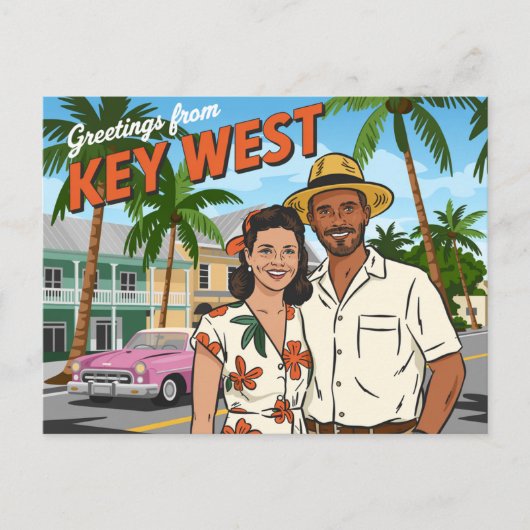 Key West, Florida Briefkaart (Voorkant)