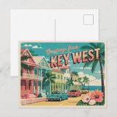 Key West, Florida Briefkaart (Voorkant / Achterkant)