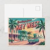 Key West, Florida Briefkaart (Voorkant / Achterkant)