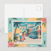 Key West, Florida Briefkaart (Voorkant / Achterkant)