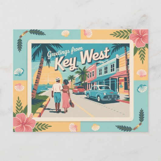 Key West, Florida Briefkaart (Voorkant)