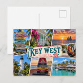 Key West Florida Briefkaart (Voorkant / Achterkant)