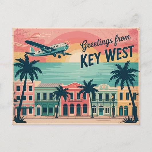 Key West, Florida Briefkaart (Voorkant)