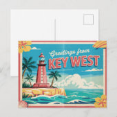 Key West, Florida Briefkaart (Voorkant / Achterkant)
