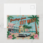 Key West, Florida Briefkaart (Voorkant / Achterkant)