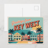 Key West, Florida Briefkaart (Voorkant / Achterkant)