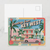 Key West, Florida Briefkaart (Voorkant / Achterkant)