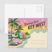 Key West, Florida Briefkaart (Voorkant / Achterkant)
