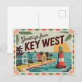 Key West, Florida Briefkaart (Voorkant / Achterkant)