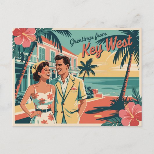 Key West, Florida Briefkaart (Voorkant)