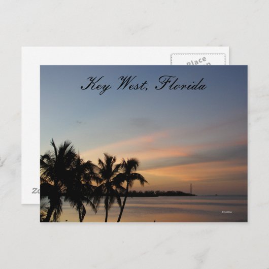 Key West, Florida Briefkaart (Voorkant / Achterkant)