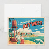 Key West, Florida Briefkaart (Voorkant / Achterkant)