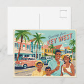 Key West, Florida Briefkaart (Voorkant / Achterkant)