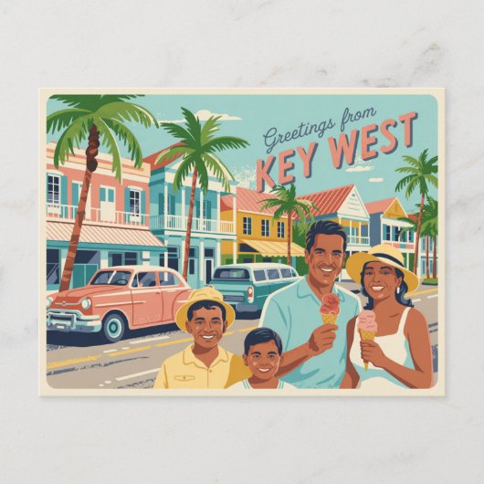 Key West, Florida Briefkaart (Voorkant)