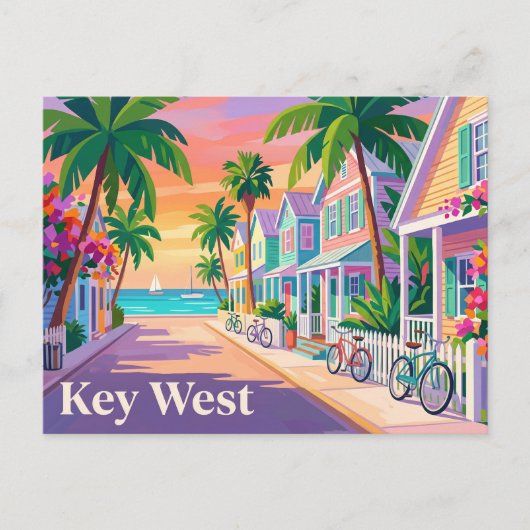 Key West Florida Briefkaart (Voorkant)
