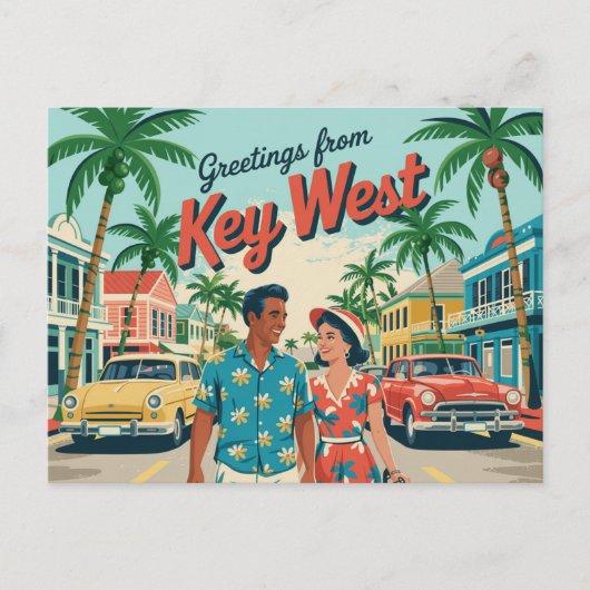 Key West, Florida Briefkaart (Voorkant)