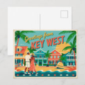 Key West, Florida Briefkaart (Voorkant / Achterkant)