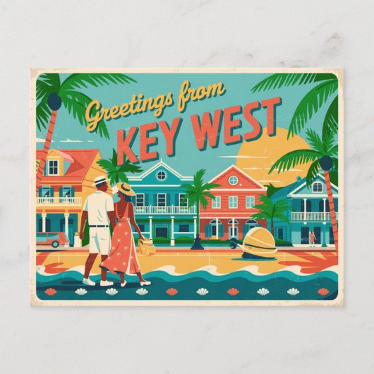 Key West, Florida Briefkaart (Voorkant)