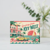 Key West, Florida Briefkaart (Staand voorkant)