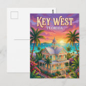 Key West Florida Briefkaart (Voorkant / Achterkant)