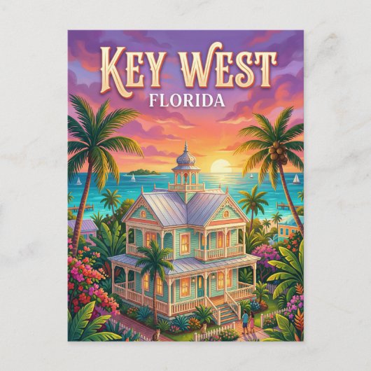 Key West Florida Briefkaart (Voorkant)