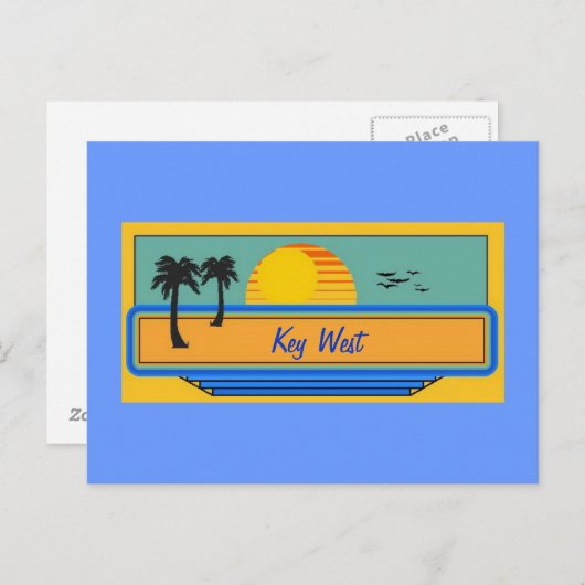 Key West Florida Briefkaart (Voorkant / Achterkant)