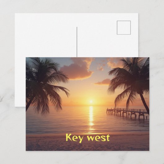 Key west florida briefkaart (Voorkant / Achterkant)