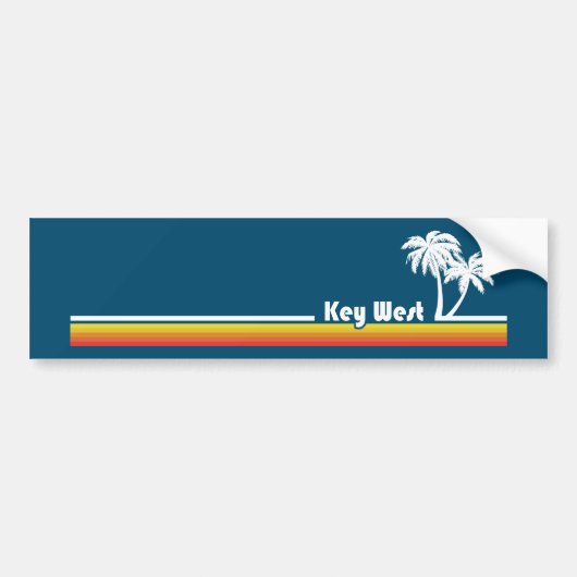 Key West, Florida Bumpersticker (Voorkant)