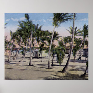 Key West Florida Cottages in de Keys Poster