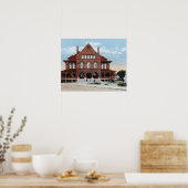 Key West Florida Court Poster (Keuken)