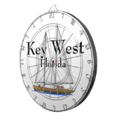 Key West Florida Dartbord (Voorkant Rechts)