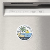 Key West Florida embleem Magneet (Insitu (Vaatwasser))