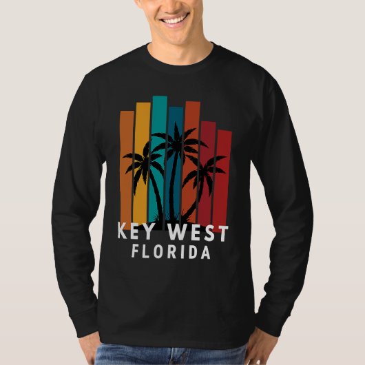 Key West Florida Family Vacation Beach Tropical T-shirt (Voorkant)