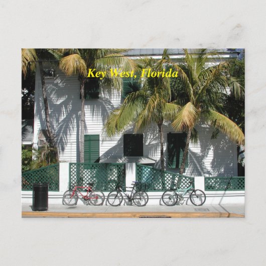 Key West Florida Feestdagenkaart (Voorkant)