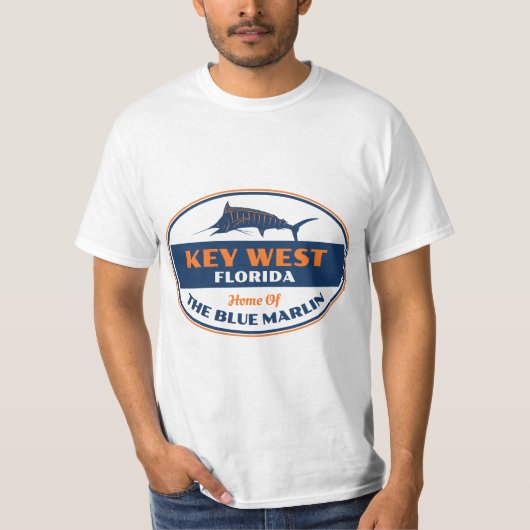 KEY WEST FLORIDA FISH T-SHIRT (Voorkant)