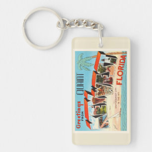 Key West Florida FL Old Vintage Travel Souvenir Sleutelhanger