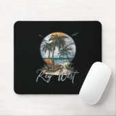 Key West Florida Fl Palmbomen Muismat (Met muis)