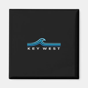 Key West Florida Golven Vintage Heren Dames Jongen Magneet