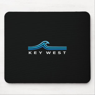 Key West Florida Golven Vintage Heren Dames Jongen Muismat